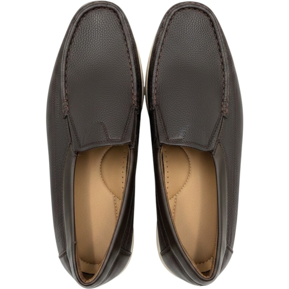 XRAY Ultimate Comfort Mens Brown Pebbled Slip On Loafers XRW2005 Size 10 O5